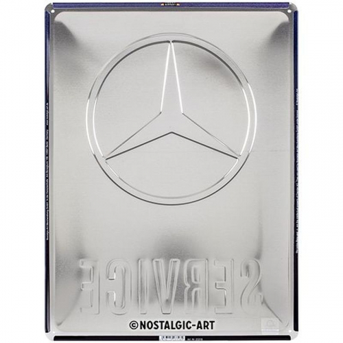 Blechschild Mercedes Service 3